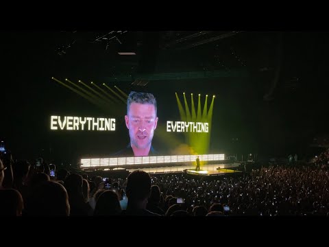 Justin Timberlake - Intro Memphis & No Angels Live Forget Tomorrow Tour Antwerp Antwerpen 04.08.24