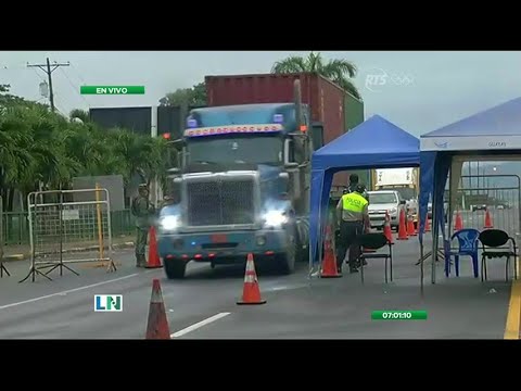 Realizan controles policiales en la vía a La Costa