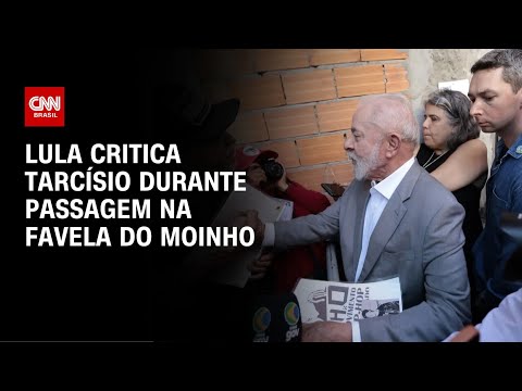 ​Lula critica gestão Tarcísio na Favela do Moinho | CNN PRIME TIME