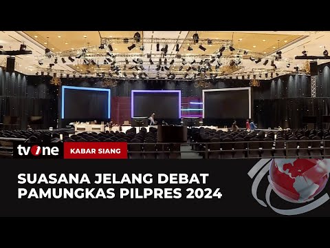 Situasi Persiapan Jelang Debat Capres ke-5 di JCC