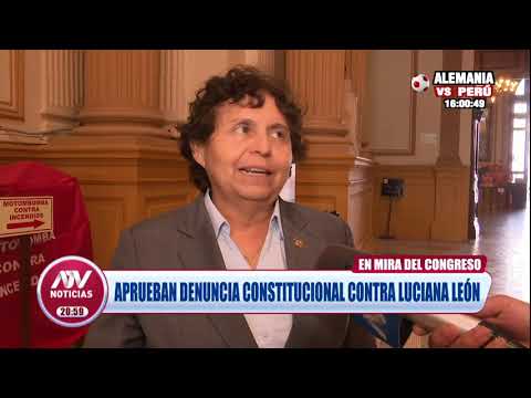 Luciana León: Congreso aprueba denuncia constitucional contra excongresista aprista