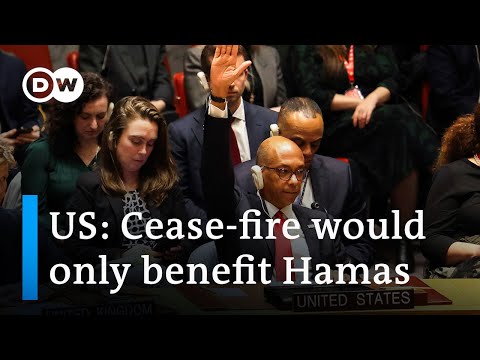 US vetos UN resolution for cease-fire in Gaza | DW News