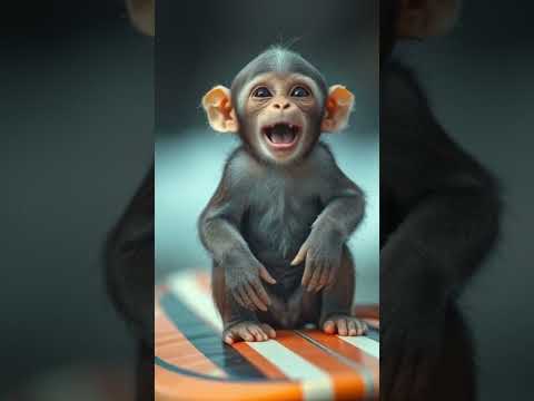 Baby Monkey's First Wave!