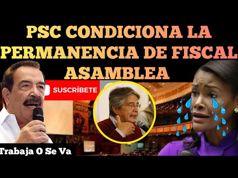 PSC CONDICIONA PERMANENCIA DE LA FISCAL DIANA SALAZAR DE CARA AL JUICIO POLÍTICO NOTICIAS RFE TV