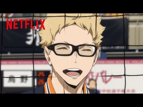 Tsukishima's Block | Haikyu!!: The Dumpster Battle | Clip | Netflix Anime