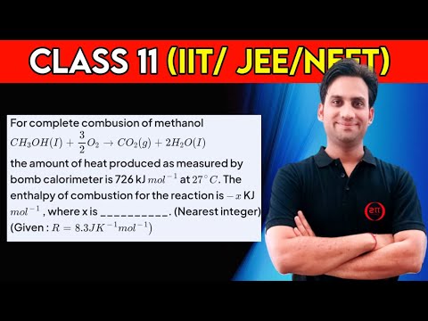 For complete combustion of methanol CH₃OH(I) + 3/2O₂ → CO₂(g) + 2H₂O(I) the amount of heat produced
