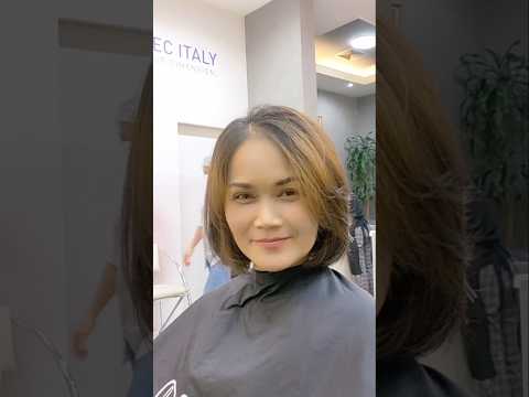 ผมบางตัดผมบ๊อบไว้ก่อนช่างผมมื