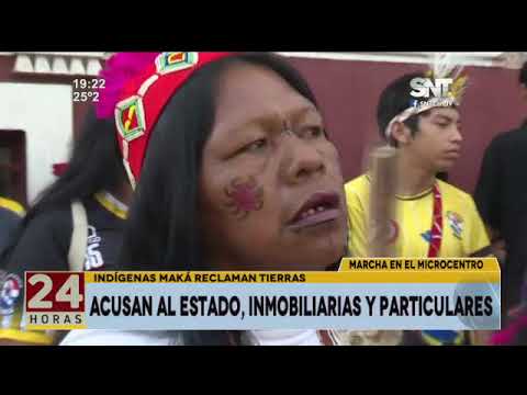 Indígenas Maká reclaman tierras