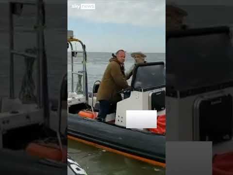 Drug smugglers attempt getaway swim
