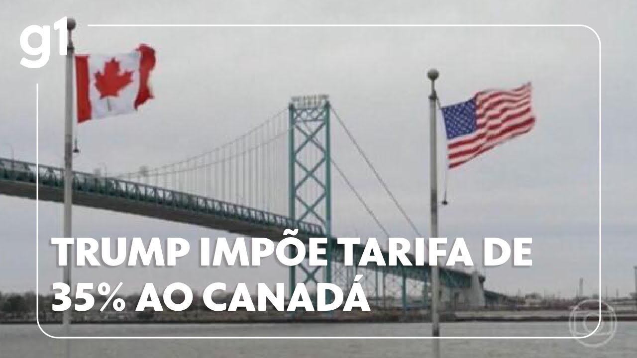 Trump ameaça impor nova tarifa de 35 sobre produtos do Canadá