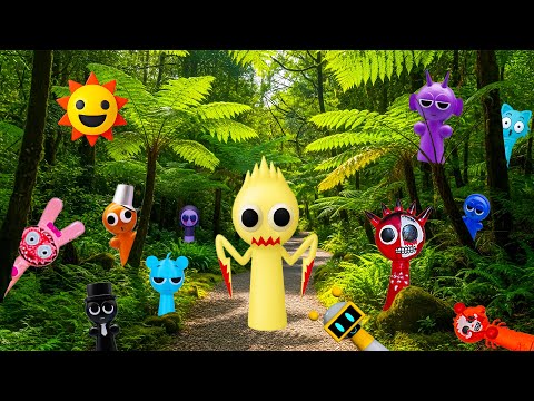 Exploring the Forgotten Forest 🌲😱 Can We Find Every Hidden SPRUNKI?