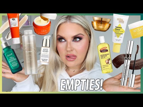 beauty EMPTIES! ?? whats in my rubbish and would I repurchase"