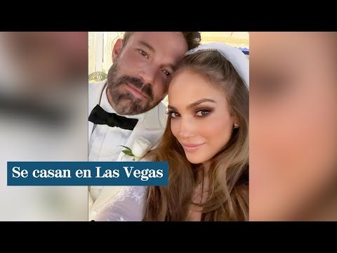 Jennifer Lopez y Ben Affleck se casan en Las Vegas