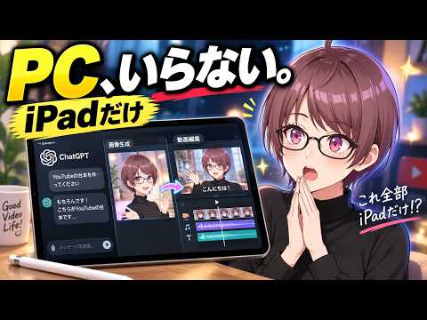 【PC不要】iPad+ChatGPTだけでYouTube動画、ここまで作れました