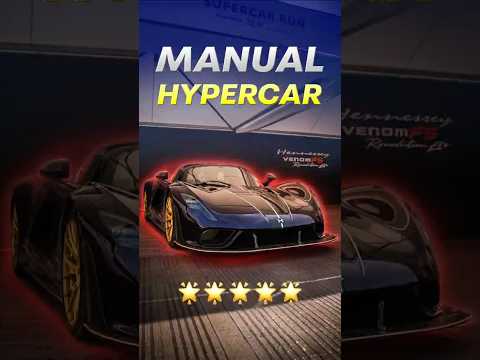 Worlds FASTEST Manual Hypercar: Hennessey Venom F5-M 🏎️💨