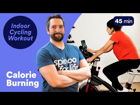 45 Minute Calorie Burning Indoor Cycling Workout | Motosumo