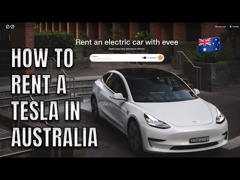 HOW TO RENT A TESLA IN AUSTRALIA GUIDE to evee car sharing Model 3 & Y