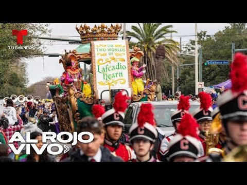 EN VIVO: El Rey del Carnaval encabeza el desfile de Mardi Gras en Nueva Orleans | Al Rojo Vivo