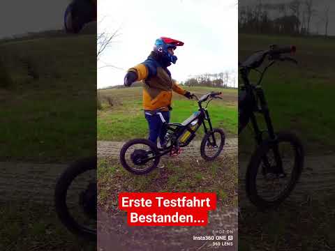 Erste Testfahrt mit 12Kw ebike