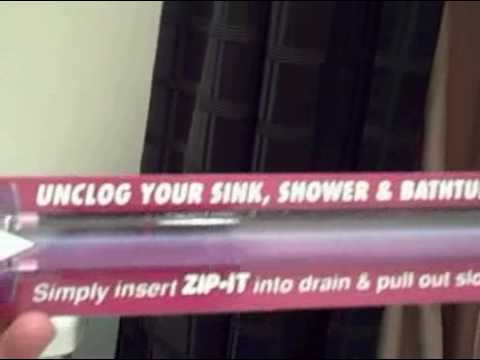 Zip-It drain tool - you wont believe it!