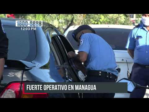 5 detenidos y tacos de droga dejó operativo policial en Managua - Nicaragua