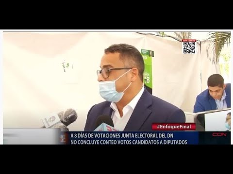 A 8 días de votaciones junta electoral del DN no concluye conteo votos candidatos a diputados