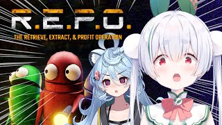 【朝活／R.E.P.O.／ライブ】朝から世界で大流行している面白ホラーゲームでコラボ配信！【雪兎ちゃう／綿貫ねぐせ／Vtuber／配信中】