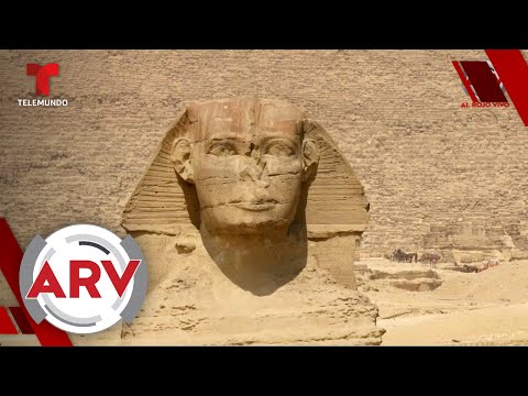Esculturas egipcias tienen la nariz rota por una insólita razón que explican expertos | Telemundo