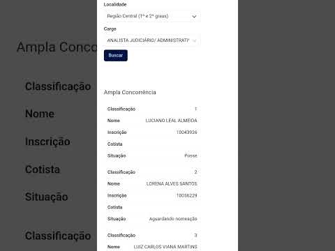 #TRF6 MG AJAA - NOMEAÇÃO#