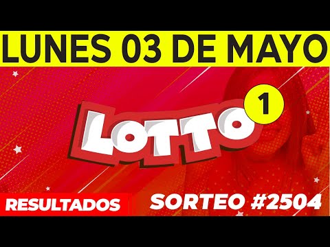 Resultados del Lotto 2504 del Lunes 3 de Mayo del 2021