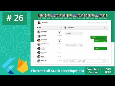 Full Stack WhatsApp Clone App Development | Messages Header | Flutter & Firebase Web App Tutorial