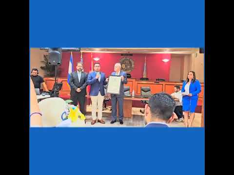 Municipalidad de Medley entrega reconocimiento a miembros de AUN víctimas de dictadura en Nicaragua