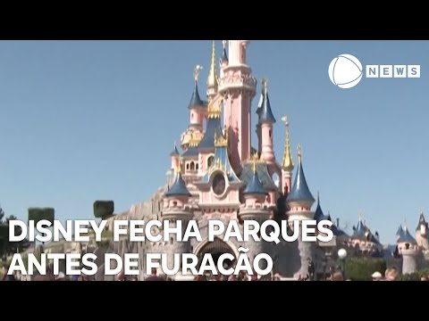 Disney fecha parques antes da passagem do furacão Milton