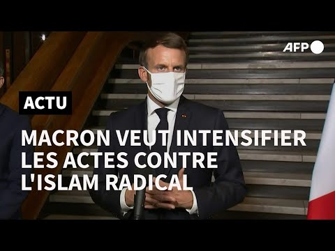 Enseignant décapité: Macron promet d'intensifier les actes contre l'islam radical | AFP Extrait