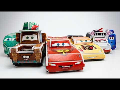 Lightning McQueen Mater with <strong>Disney</strong> Cars Friends DIY Satisfying Paper Crafts