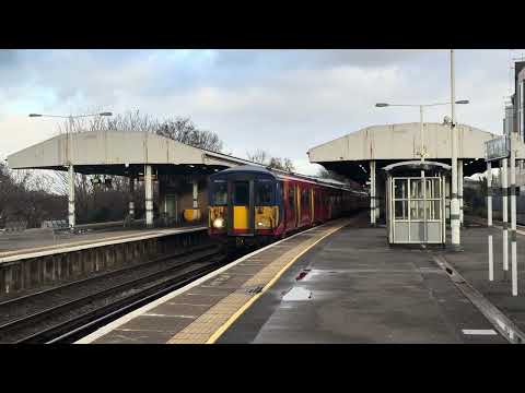 Class 455 - South Western Railway - Epsom Station - 31st December 2023