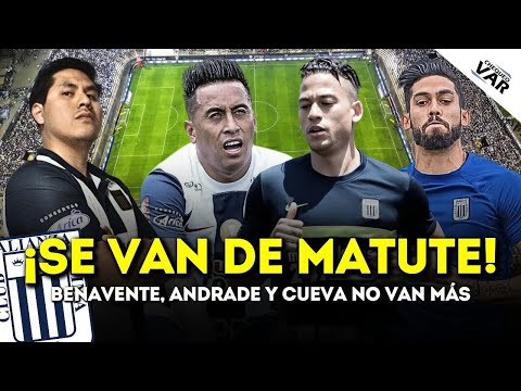 LA PURGA en ALIANZA LIMA continua: BENAVENTE, ANDRADE y CUEVA no van más en Alianza Lima