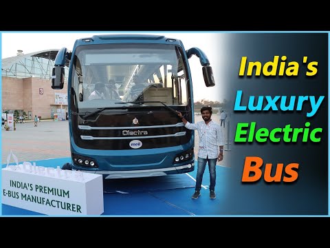 India's Longest Electric Bus | Olectra | EV Expo Hyderabad 2023 | Electric Vehicles India