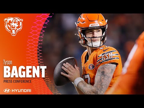 Tyson Bagent discusses the victory on TNF | Chicago Bears video clip