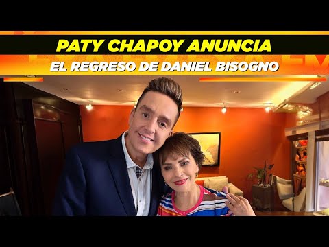 Paty Chapoy anuncia el regreso de Daniel Bisogno a “Ventaneando
