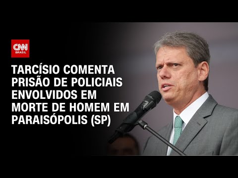 ​Tarcísio de Freitas diz que não vai tolerar ilegalidade da polícia | BOLETIM CNN