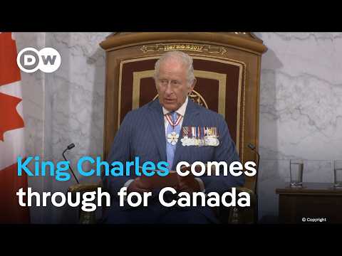 Why the King's historic speech in parliament was a strong signal for Canadians | DW News