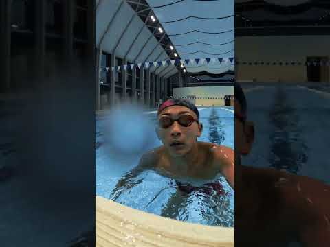 Fly fin25×4を泳ぐ男ゆうま　#swimming #競泳 #あおもり国スポ