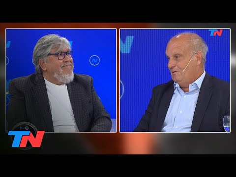 Fernando Chino Navarro y Hernán Lombardi en EL DEBATE EN A2V