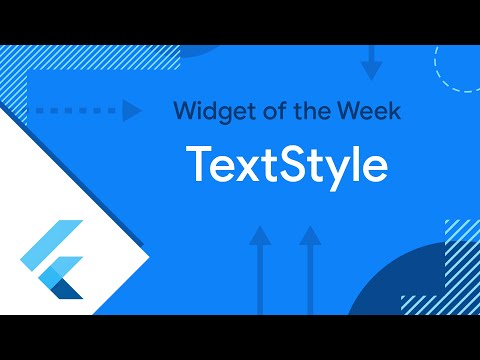 TextStyle (Widget of the Week)