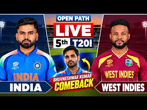 🔴 INDIA vs WESTINDEIS| 5th T20i Match | Score Analysis &amp; Fan Commentary IND vs WI PRIVIEW