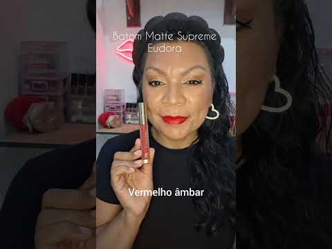 Cores do batom Matte Supreme #eudora