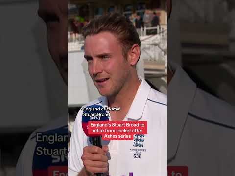 England's Stuart Broad to retire from cricket after Ashes series