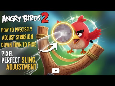 How to precisely adjust the string tension down to the pixel in Angry Birds.