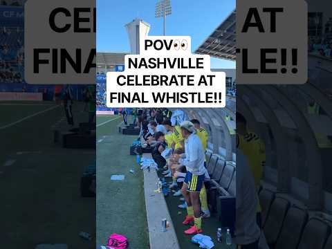 Nashville ON-FIELD SUPPORTERS’ SHIELD CELEBRATION!🏆